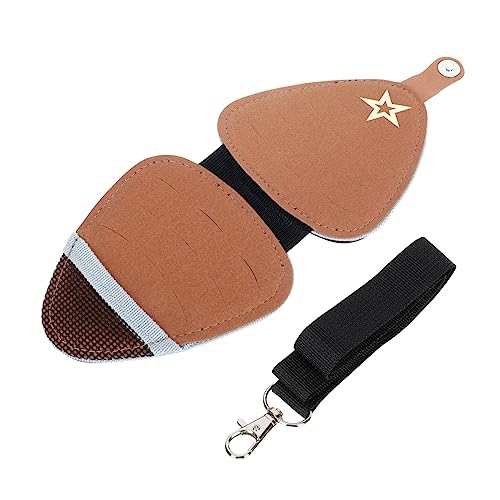 SAFIGLE Aufbewahrungstasche Gitarren Pick Tasche Altmodischer Leder Organizer Lagerregal von SAFIGLE