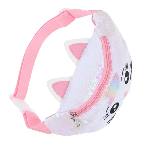 SAFIGLE Glänzende Gürteltasche Bauchtasche Für Mädchen Glitzernde Schulter Brusttasche Pailletten Bauchtasche Mit Verstellbarem Gürtel Für Mädchen Und Frauen von SAFIGLE