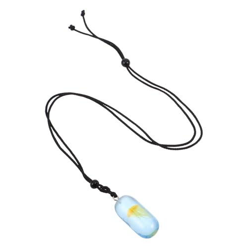 SAFIGLE Glow In The Dark Jellyfish Necklace Luminous Ocean Pendant Glowing Jewelry For Women Halloween Summer Beach gift for for for for For Mom Wife von SAFIGLE
