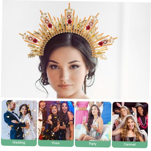 SAFIGLE Göttin Haarschmuck-haarreif Leicht Elegant mit Schmuck für Braut Hochzeit Geburtstag Fest Frisuren Damen von SAFIGLE