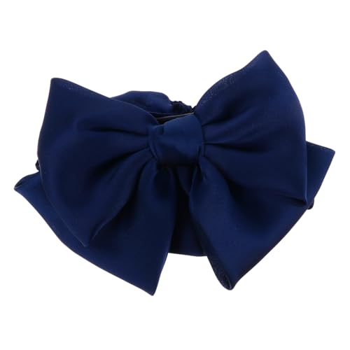SAFIGLE Große Bogen Haarspange Für Damen Eleganter Snood Haaraccessoire Durchsichtige Haarnadel Für Hochzeiten Und Anlässe Für Formelle Kleidung Und Bürooutfits von SAFIGLE