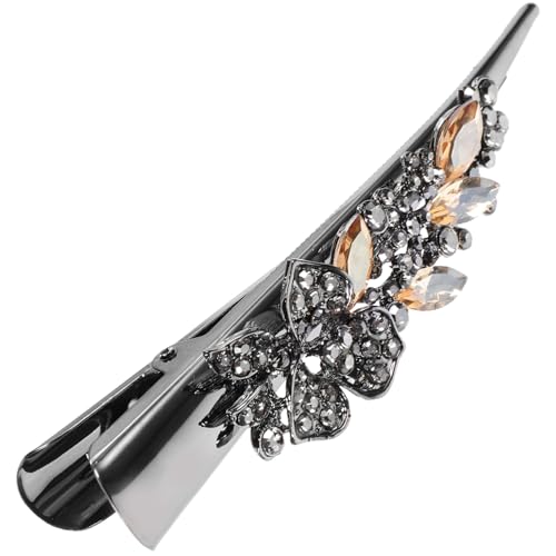 SAFIGLE Vintage Haarklammer Für Damen Mit Strass Große Blumen-haarspange Für Dickes Und Haarschmuck-accessoire Für Hochzeiten Und Besondere Anlässe von SAFIGLE