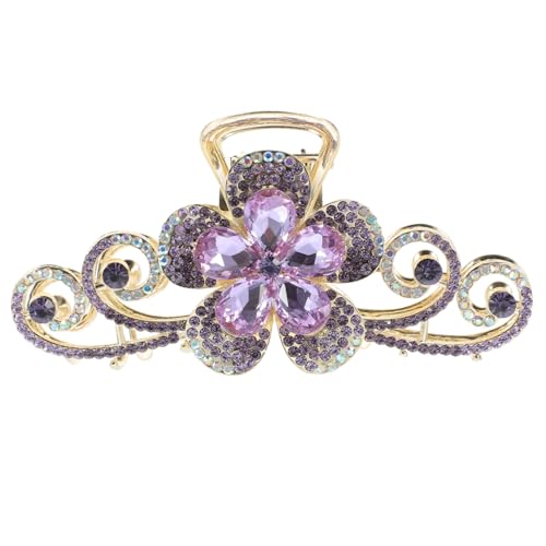 SAFIGLE Großer Haarkralle Clip mit Doppelseitigen Blumen und Funkelnden Strasssteinen Robuster Alloy Haarschmuck für Frauen für Dickes Haar und Vielseitige Frisuren SAFIGLE Großer Haarkralle Clip mit Doppelseitigen Blumen und Funkelnden Strasssteinen Robuster Alloy Haarschmuck für Frauen für Dickes Haar und Vielseitige Frisuren von SAFIGLE