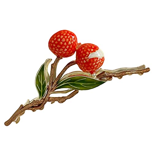 SAFIGLE Großer Litchi Haarclip Haarklammer für Langes Haar Damen Einzigartiger Haarkralle Fest Haltend Praktisch für Alltag Makeup Kochen Sport Zubehör von SAFIGLE