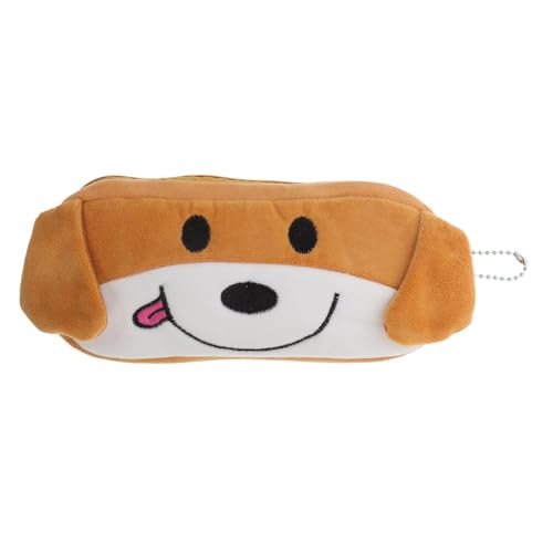 SAFIGLE Großes Federmäppchen mit Reißverschluss Plüsch Cartoon Tier Motiv Mäppchen für Schule Büro Makeup Pinsel Aufbewahrung Vielseitige Stifttasche für Jugendliche von SAFIGLE