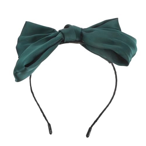 SAFIGLE Stirnband Aus Satin Mit Schleife Großes Haarband Für Damen Und Mädchen Satinband-haarreif Mit Schleifen-detail Kopfbedeckung Für Verschiedene Anlässe von SAFIGLE