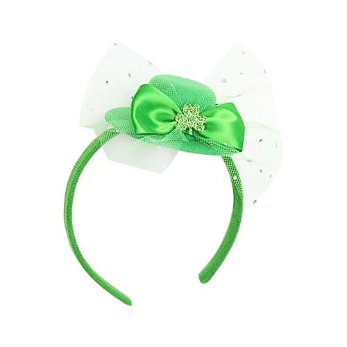 SAFIGLE Grünes Patrick's Day Haarband mit Hut Design Einzigartiges Party Haarornament für Erwachsene für Karneval und Festlichkeiten von SAFIGLE