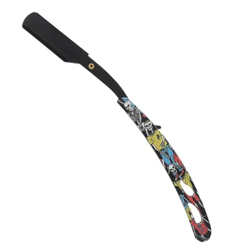 SAFIGLE Haar Verdünnung Rasierer Faltbarer Haarschneider für Männer Manuelles Haarstyling Schwarzes Design für Präzise Konturen und Styling von SAFIGLE