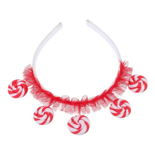SAFIGLE Haarband Stirnband Lollipop-form Für Junge Mädchen Prinzessinnen-stil Geburtstagsfeiern Verkleidungen Haarschmuck Süße Prinzessinnenfrisur Lustige Kopfbedeckung Niedlicher von SAFIGLE