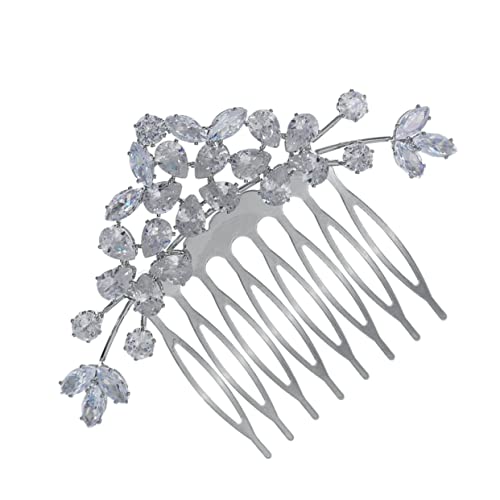 SAFIGLE Haarkamm mit Strasssteinen Eleganter Brautschmuck für Besondere Anlässe Leicht und Bequem Perfektes Accessoire für Hochzeiten Partys und Fotoshootings von SAFIGLE