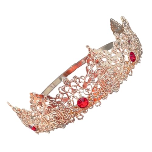 SAFIGLE Haarkrone Strass Und Kristallglas Zarte Kronendekor Für Brautjungfern Und Hochzeiten Brautschmuck Für Fotografie Und Auftritte von SAFIGLE