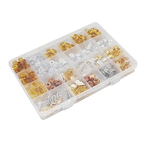 SAFIGLE Haarmanschetten Für Zöpfe Und Dreadlocks Haarschmuck Diy Haarperlen Manschetten Ohne Werkzeuge Zum Hochstecken Oder Offenlassen Als Accessoires Für Geburtstag Oder Weihnachten von SAFIGLE