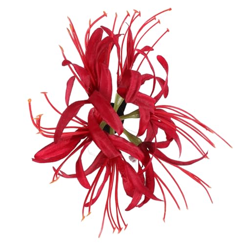 SAFIGLE Haarnadel Mit Blumenmuster Zarte Haarspange Mit Blumenmuster Für Mädchen Seitliche Haarspange Für Haarschmuck Party-kopfschmuck von SAFIGLE