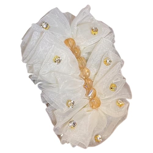 SAFIGLE Haarnadel Strass Damen Haarnadel Mädchen Clip Mädchen Haarschmuck Haarspangen Haarwerkzeuge Zum Stylen Kristall Haarschmuck Kristall Haarspange Feder Haarspange Stoff von SAFIGLE