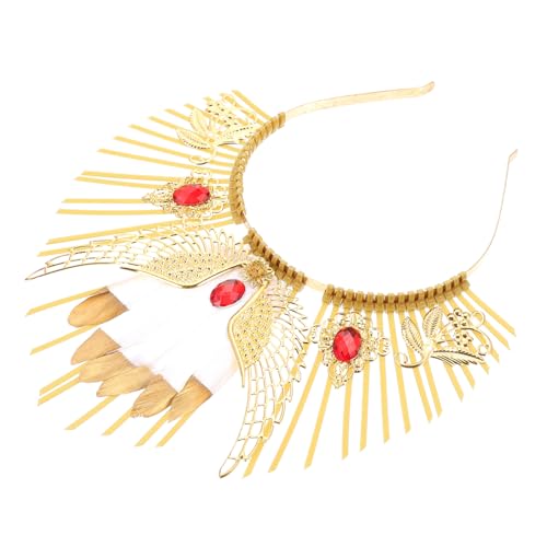 SAFIGLE Haarreif Mit Stacheln Im Stil Der Göttin Unserer Lieben Frau Haarschmuck Für Mädchen Haarreif Für Die Sonne Party Haarschmuck Schicke Haarreifen Goldene Haargummis von SAFIGLE