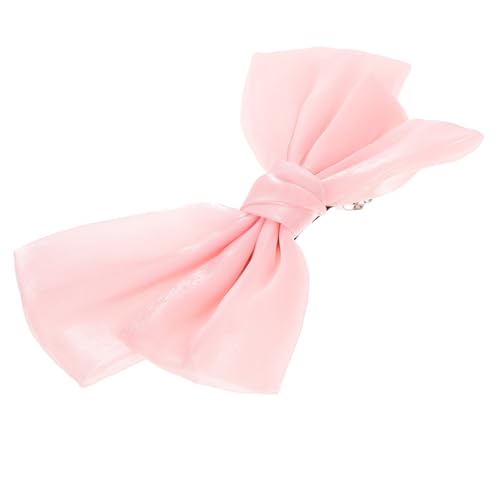 SAFIGLE Haarschleife Zartem Rosa Haarspange für Damen Multifunktionale Haaraccessoires mit Verarbeitung für Festivals und Besondere Anlässe von SAFIGLE