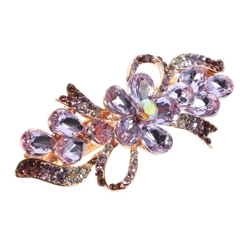 SAFIGLE Haarspange Mit Strasssteinen Für Damen Haarspange Pferdeschwanz Clip Dekorative Haarstyling-accessoires Glitzernd Schickes Design Feine Verarbeitung von SAFIGLE