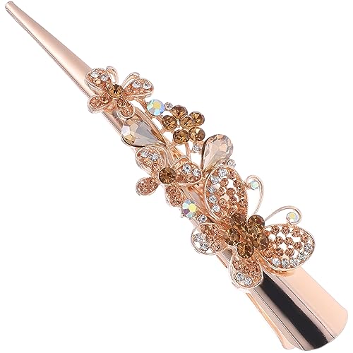 SAFIGLE Haarspange aus Glitzernde Schmetterlings Haarspange für Damen Haarschmuck Accessoire für Besondere Anlässe Wie Hochzeit oder Party Robustes Design von SAFIGLE