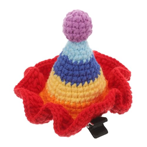 SAFIGLE Woll-haarspange Im Hut-design Für Bunte Gehäkelte Haaraccessoires Süße Haarschmuck Für Mädchen Für Täglichen Gebrauch Und Besondere Anlässe von SAFIGLE