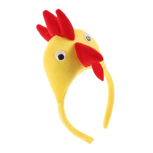 SAFIGLE Hühner-kopfbedeckung Lustiges Stirnband Für Cosplay Und Partys Aus Plüsch Und Kunststoff Geeignet Für Geburtstage Und Festivals von SAFIGLE
