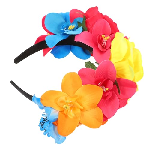 SAFIGLE Halloween Rosen Haarreif Künstlicher Haarschmuck für Cosplay Partys und Festivals für Damen und Mädchen Bequem und Wiederverwendbar Perfektes Accessoire zur Steigerung von SAFIGLE