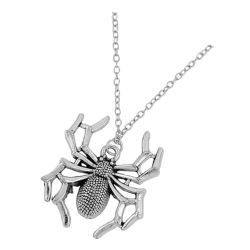SAFIGLE Halloween Spinnen Halskette Punk Anhänger für Mädchen Party Schmuck Trendiges Nachtclub Accessoire von SAFIGLE