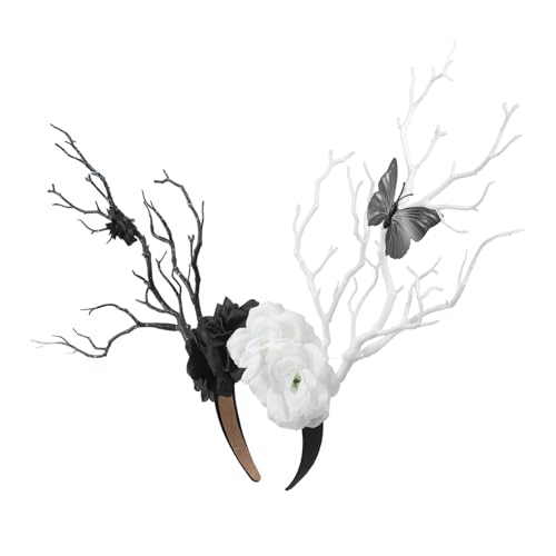 SAFIGLE Halloween Stirnband Haarreifen Party Cosplay Zubehör Deko Stirnband Kopfschmuck Requisite Foto Prop Für Frauen Mottoparty Verkleidung von SAFIGLE