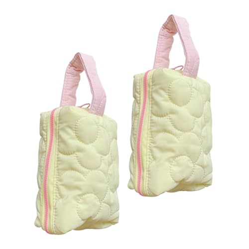 SAFIGLE 2stücke Kosmetiktasche Mit Griff Tragbare Reise-Make-up-Organizer Aus Großzügige Kapazität Multifunktionale Stifttasche Für Schreibwaren Und Kosmetika von SAFIGLE