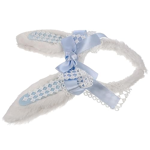 SAFIGLE Plüsch Hasenohren Stirnband Mit Langen Kaninchenohren Haarband Für Cosplay Kostüm Zubehör Für Weihnachten Karneval Mottoparty von SAFIGLE