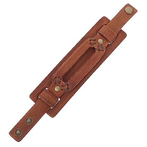 SAFIGLE Herren Lederarmband Retro Verstellbares Armband für Männer Mehrschichtiges Cuff Armband Festivals Tägliches Hochwertige Verarbeitung SAFIGLE Herren Lederarmband Retro Verstellbares Armband für Männer Mehrschichtiges Cuff Armband Festivals Tägliches Hochwertige Verarbeitung von SAFIGLE