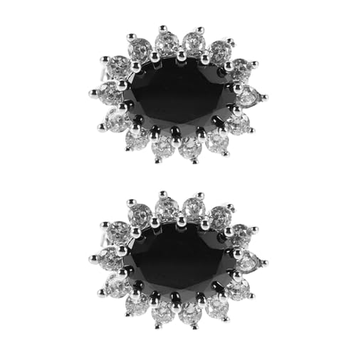 SAFIGLE Manschettenknöpfe Für Herren Mit Strass-verzierung Geeignet Für Smoking-accessoires Formelle Anlässe Wie Hochzeiten Und Business-events Stilvolle Hemd-accessoires Mit von SAFIGLE