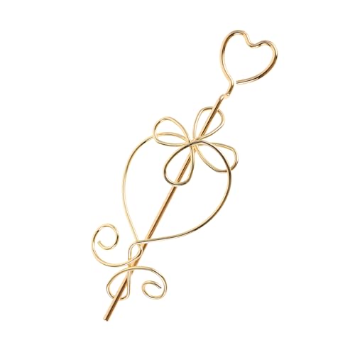 SAFIGLE Französische Haarnadel Aus Legierung Große Haargabel Mit Schleife Antik Für Flechtfrisuren Weihnachten Accessoire Vintage Lang Halter von SAFIGLE