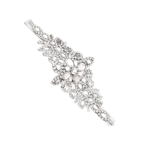SAFIGLE Strass Braut Kopfschmuck Stirnband Haar Ornament Hochzeit Haarschmuck Haar-accessoire Braut Tiara Kopfschmuck von SAFIGLE
