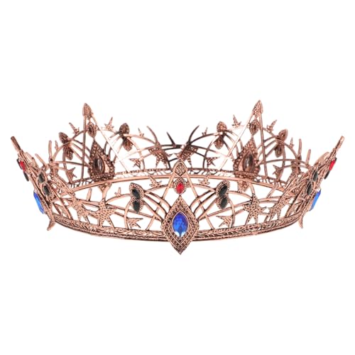 SAFIGLE Hochzeitskrone: Kronenschmuck im Retro-Stil für Bräute – Barock-Haarschmuck – Brautkopfschmuck für Hochzeiten, Abschlussbälle und Themenveranstaltungen von SAFIGLE