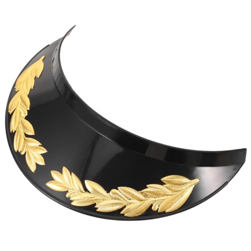 SAFIGLE Hut mit großer Krempe Hutkrempe lustiges Bootszubehör Mützenschirm für Damen Hutvisier Damen Bootsgeschenke Plastik Schwarz von SAFIGLE