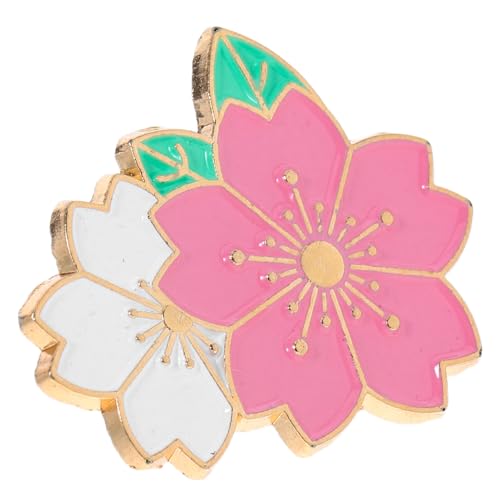 SAFIGLE Japanische Emaille Pin Süße Blütenbrosche mit Feiner Verarbeitung Langlebiges Vielseitiges Accessoire für Frühling und Sommer Geeignet für Kleidung Rucksäcke und Jacken von SAFIGLE