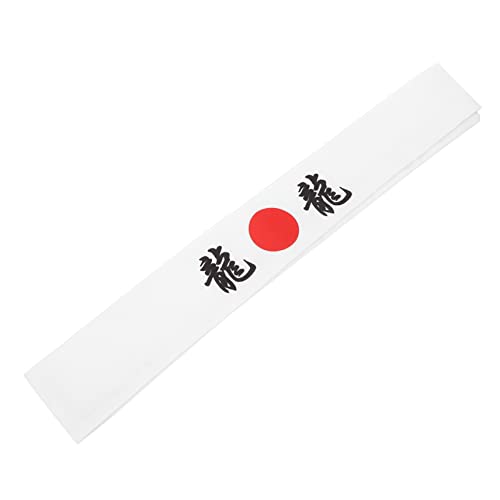 SAFIGLE Japanisches Haarband Wiederverwendbares Japanisches Stirnband Karate Stirnband Tragbares Kopfband Kochzubehör Atmungsaktives Japanisches Stirnband Karate Zubehör von SAFIGLE