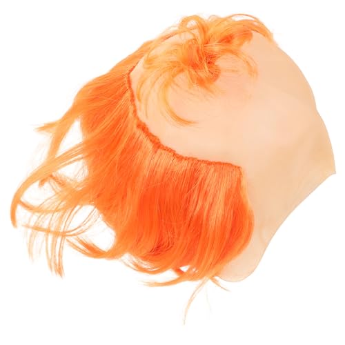 SAFIGLE Kahle Kriegerperücke Perücken Cosplay Halloween-cosplay-perücke Kahle Perücke Halloween Kostümperücke Kostümperücken Halloween-perücken Neuartige Perücken Gelb Vinyl von SAFIGLE