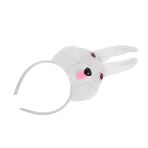 SAFIGLE Kaninchen Ohren Stirnband Plüsch Cosplay Süße Kopfbedeckung Haarschmuck Kinderkopfbedeckung Mädchen Party Karneval Haarband Zubehör von SAFIGLE