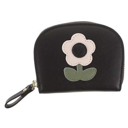 SAFIGLE Kartenetui für Damen Damen-Clutch aus Leder Damen-Geldbörse damengeldbörse damenbörse Kupplung mit Reißverschluss Damen Clutch Multifunktion Kartenhalter Klipp Fräulein Metall von SAFIGLE