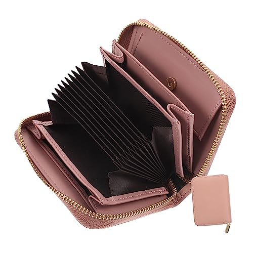 SAFIGLE Kartenetui Kompakte Geldbörse Mit Reißverschluss Kartenhalter Für Damen Und Herren Kartenbehälter Für Reisen Und Alltag Kleine Karten-Tasche Mit Münzfach von SAFIGLE