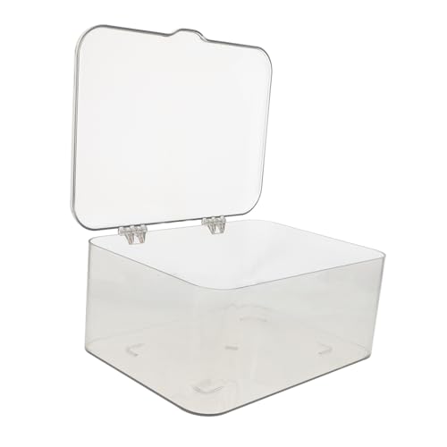 SAFIGLE Plastik-aufbewahrungsbox Für Kosmetik Make-up-Organizer Für Arbeitsplatte Transparenter Organizer Für Badezimmer-kleinigkeiten Schminksachen-aufbewahrungskiste von SAFIGLE