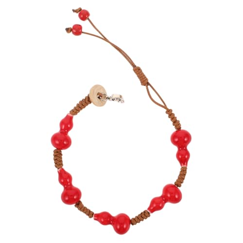 SAFIGLE Keramik gourds Perlenarmband Damen Feng Shui Glücksarmband Leicht und Komfortabel Symbol Wohlstand Geschenkidee für Weihnachten Neujahr Geburtstag von SAFIGLE