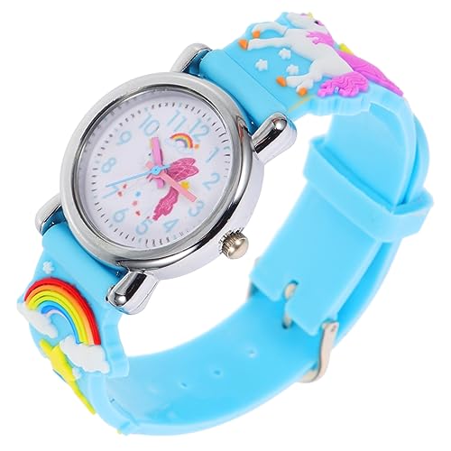 SAFIGLE Kinder Cartoon Uhr Leichte Kinderuhr Schöne Armbanduhr Für Kinder Einhorn Design Uhr Kinder Silikon Uhr Cartoon Kleinkind Uhr Kinder Cartoon Uhr Schöne Kinderuhr von SAFIGLE