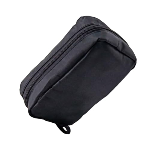 SAFIGLE Kleine Kosmetiktasche Damen Nylon Reise Make up Organizer Handtasche mit Großem Fassungsvermögen Schwarz rot Leicht und Strapazierfähig für Urlaub Business Outdoor Zufällige Farbe von SAFIGLE