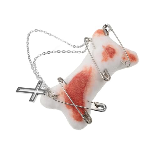 SAFIGLE Knochen Haarspange Gothic Clip Für Mädchen Accessoires Seitlich Kleine Party Frisuren Schmuck Brosche Haare Clip von SAFIGLE