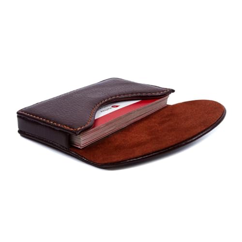 SAFIGLE Kofferhalter Geschäftsbuch Business-Halter Leder Namensfall Geschäftsfall Unternehmensorganisator Coffee von SAFIGLE