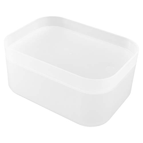 SAFIGLE Kosmetik Aufbewahrungsbox Transparent Mit Deckel Kompaktes Design Für Schminktisch Staubschutz Perfekter Organizer Für Make-up Und Kosmetikartikel von SAFIGLE