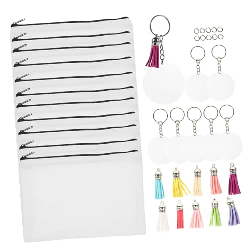 SAFIGLE Kosmetikbeutel Mit Reißverschluss Aus Canvas Für DIY Wärmetransfer Sublimations Bleistiftfälle Kosmetiktasche Leere Make-up Tasche Organizer Für Reisen Und Geschäftsreisen SAFIGLE Kosmetikbeutel Mit Reißverschluss Aus Canvas Für DIY Wärmetransfer Sublimations Bleistiftfälle Kosmetiktasche Leere Make-up Tasche Organizer Für Reisen Und Geschäftsreisen von SAFIGLE