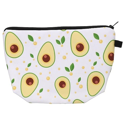 SAFIGLE Kosmetiktasche Avocado Multifunktionale Make Up für Reisen Robuste und Langlebige Aufbewahrung für Kosmetik Handy Geldbörse und Mehr Leicht Einfach zu Reinigen von SAFIGLE